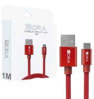 Cable Tipo C 2.4A CAB249 x 1 Unds Rojo