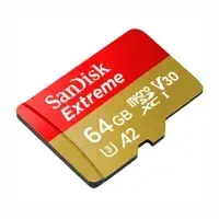 Memoria Extreme Micro SD 64 GB Rojo