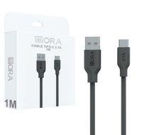 Cable Tipo C 2.1A CAB237 Negro