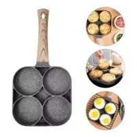 Sarten Antiadherente 4 Puestos Para Huevos Arepas Pancakes 