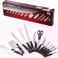 Juego de Set Cuchillos Profesionales Chef Mibacle Blade 13 P Producto