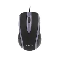 Mouse alámbrico Havit MS753 negro