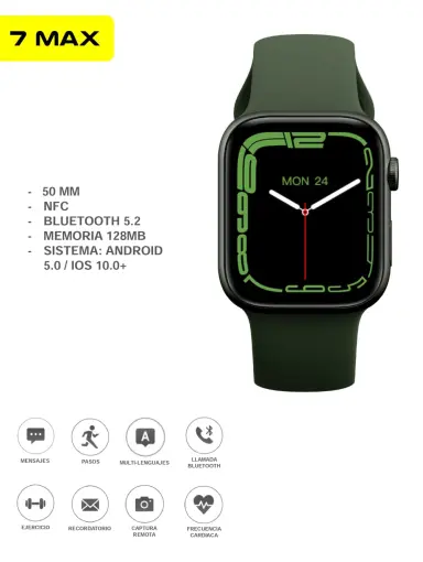 Smartwatch X7 Max Dorado