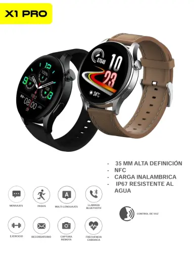 Smartwatch X1 Pro Plateado