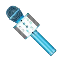 Microfono con Parlante Bluetooth  Azul