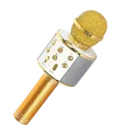 Microfono con Parlante Bluetooth  Dorado