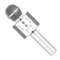 Microfono con Parlante Bluetooth  Plateado