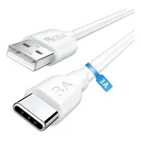 Cable Tipo C 3A CAB251 x 1 Unds Blanco