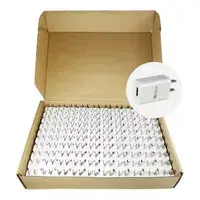 Caja x 100 Cubo Cargador GAR063 1.0A 5W Blanco