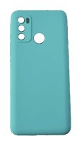 Silicon Case Motorola G60 Verde Agua Marina