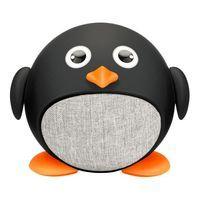 Mini Parlante Bluetooth Pingüino Naranja/Negro