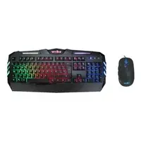 Combo Gamer Teclado-Mouse Weibo Wb-520 RGB Negro