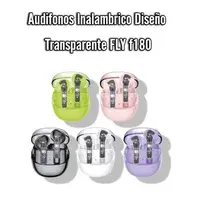 Audifonos Inalambrico Diseño Transparente Fly f180