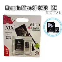 Memoria Micro SD 64GB MX DIGITAL