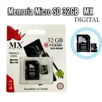 Memoria Micro SD 32GB MX DIGITAL