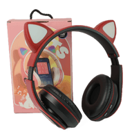 Audífonos Diadema Bluetooth CAT B39M Rojo